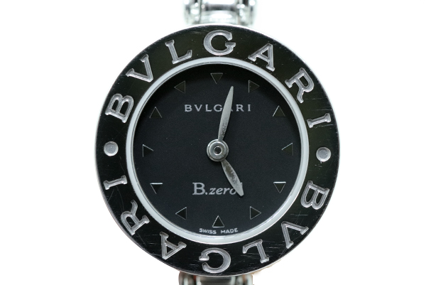 世界有名な BVLGARI ブルガリ レディース腕時計 ビーゼロワン ガーネットベゼル 電池交換済み 稼働品 